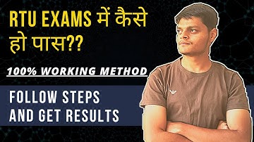 How to pass in RTU Exams | Passing methods in RTU | RTU m kaise paas ho  ft. Aazad insaan