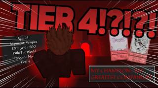 How to get Vampire and Tier 4 vampire!!! [Bridger: WESTERN] Roblox