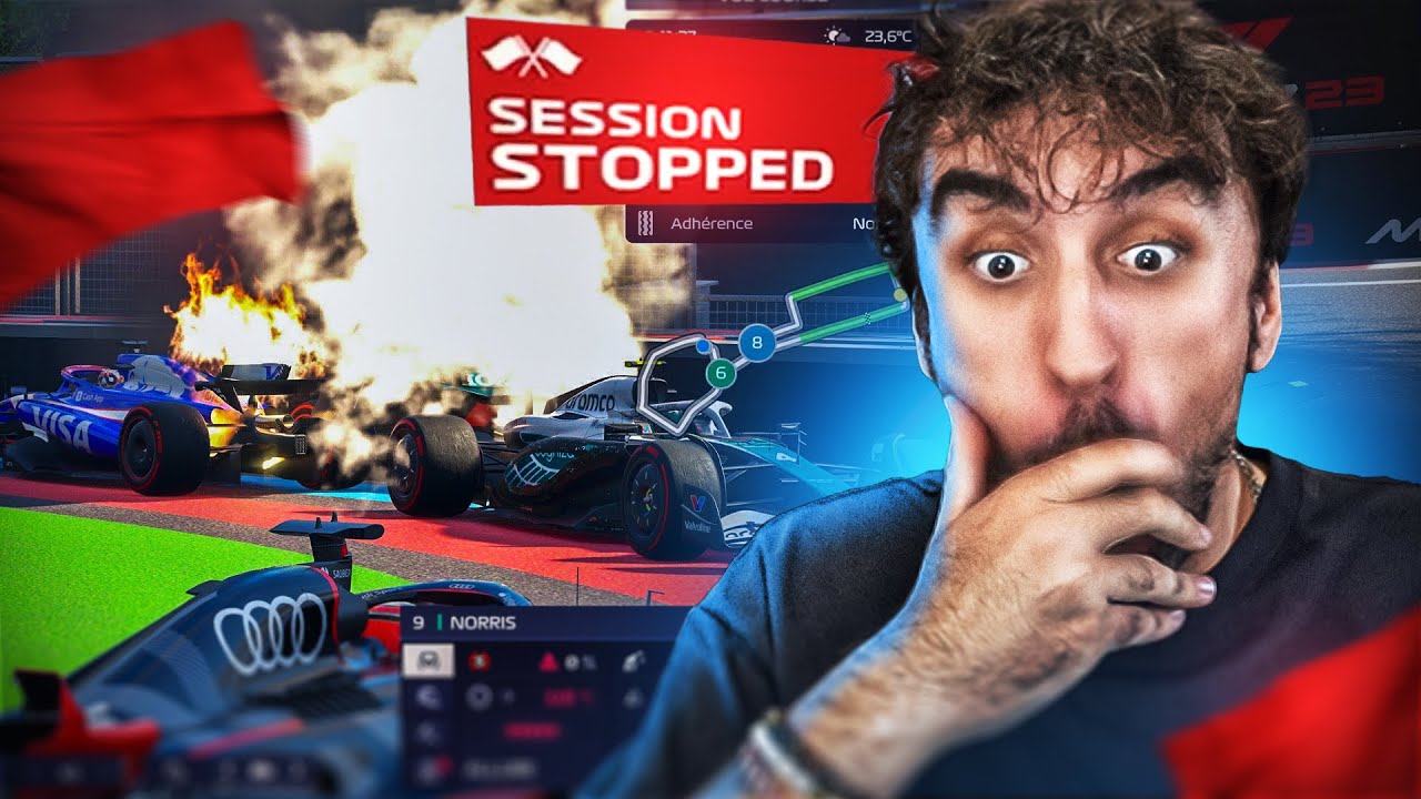 MA VOITURE PREND FEU SUR F1 MANAGER !! - Best Of Twitch