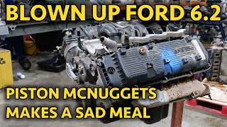 Ford BOSS 6.2L V8 Blown Engine Teardown. Small Broken Part Causes Huge Destruction!