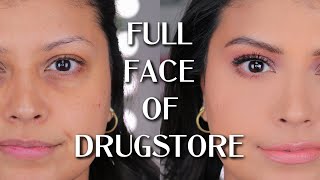 FULL FACE OF AMAZING DRUGSTORE MAKEUP!