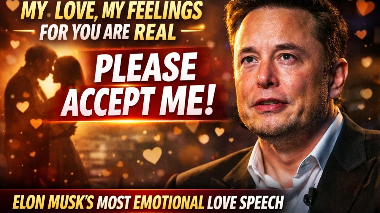 MY LOVE, MY FEELINGS FOR YOU ARE REAL — PLEASE ACCEPT ME | Elon Musk’s Most Emotional Love Speech