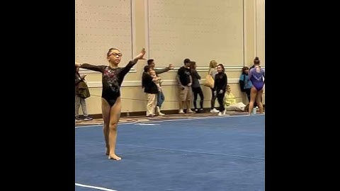 Loving my Level 8 Floor Routine 💃🏻 #10yearsold #gymnast #musicality