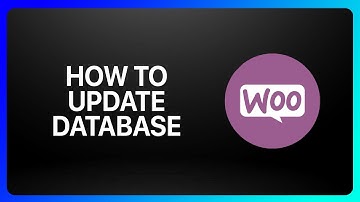 How To Update WooCommerce Database Tutorial