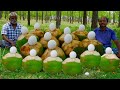 COCONUT STUFFING EGG RECIPE | Coconut Inside Egg Podimas prepared by uncle
