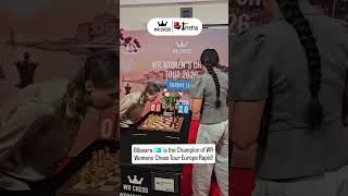 Bibisara is the Champion 🔥 🇰🇿#chess #chessbaseindia #bibisara