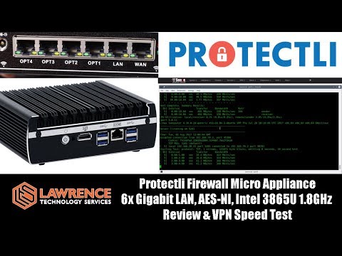 Protectli Firewall Micro Appliance: 6x Gigabit LAN, AES-NI, Intel 3865U 1.8GHz  Review & Speed Test