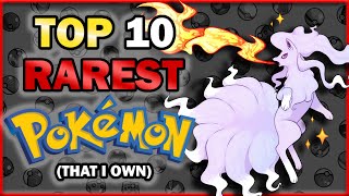 Top 10 RAREST Pokémon Ever Found (by Professor Rex)