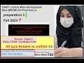 CS411 Lecture Wise All Important Quiz (MCQS) for Final term preparation Lecture No 23 to 44