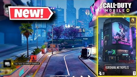 *NEW* Kurohana Metropolis Map Gameplay In Cod Mobile Multiplayer Season 8 2023