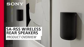 Sony 180-Watt Wireless Rear Speakers with Built-in Battery SA-RS5