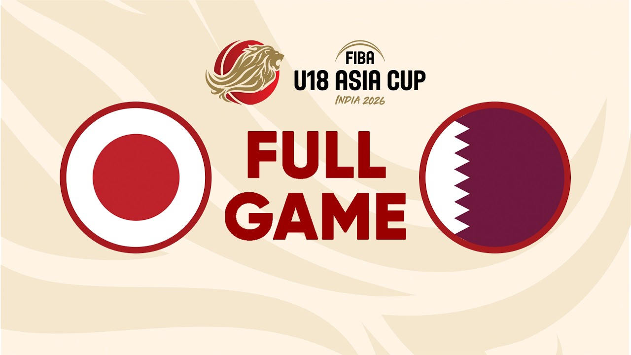 LIVE - Japan v Qatar | FIBA U18 Asia Cup 2026 | Qualification to Quarter-Finals