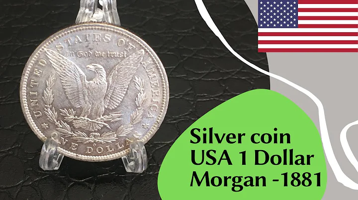 Silver coin USA 1 dollar 1881 - Morgan Dollar
