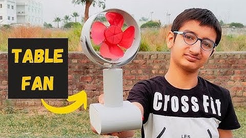 How To Make Rechargeable Table Fan At Home | Himanshu