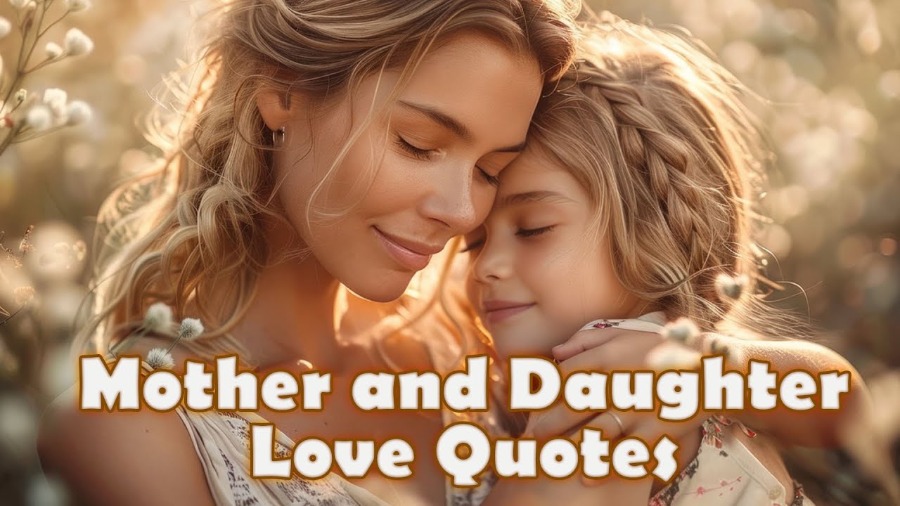 Top 10 Heartwarming Mother and Daughter Relationship Love Quotes 2024