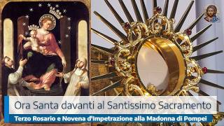 TERZO SANTO ROSARIO - MISTERI DELLA GLORIA E NOVENA D IMPETRAZIONE ALLA MADONNA DI POMPEI