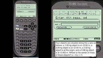 Physics Word Problem Solver | Center of Mass
