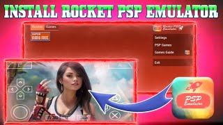 Rocket PSP Emulator for PSP Games | Download and Play PSP Games | New! Fast and No lag Emulator screenshot 1