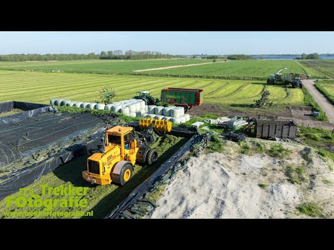 2024 | New Holland T6.180 + Claas Arion | Gras inkuilen | Brouwer Stroe | Grass silage