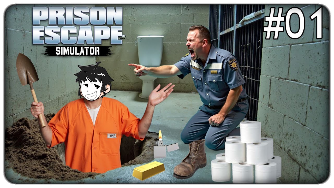 SCAVIAMO UN TUNNEL PER FUGGIRE DI PRIGI0NE... MA LA VITA MI ODIA | Prison Escape Simulator - ep.01