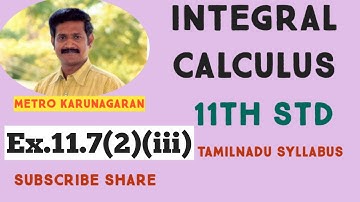 11th Std Maths Ex.11.7(2)(iii) Integrate with respect to x, x^2codx