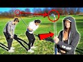 We Played A Golf Match & Matt's Girlfriend Caddied... Who Won?!