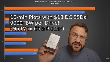 16-min Plots with $18 DC SSDs! 9000TBW per Drive! (MadMax Chia Plotter)