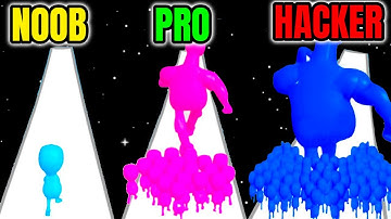NOOB vs PRO vs HACKER - Strong Crowd 3D