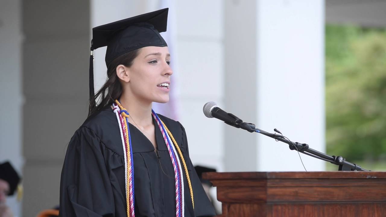 2016 Union College Commencement Student Speaker