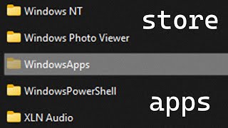 how to find the microsoft store apps install folder on windows 11
