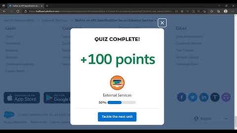 Salesforce Trailhead - Define an API Specification for an External Service