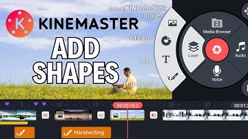 How to Add Shapes in Kinemaster 2024?