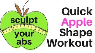 AT HOME WORKOUT TO TONE YOUR ABS AND WAIST - ideal for the typical apple shape