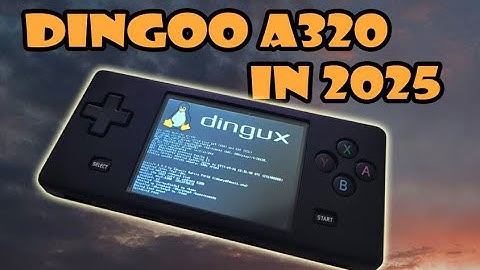 Revisiting the Dingoo A320 in 2025 and Installing Dingux!