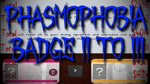 FAST Prestige II to Prestige III LEVEL UP PHASMOPHOBIA