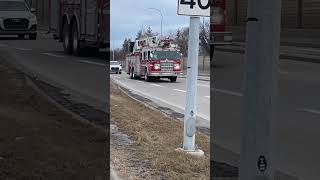 Calgary Ladder 8 Passing By | CFD