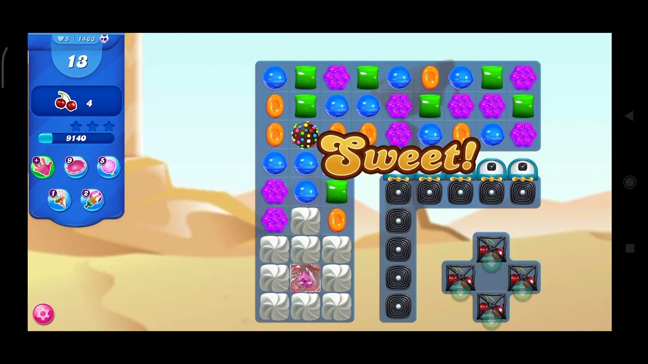Candy crush saga level 1463 Very Easy - YouTube