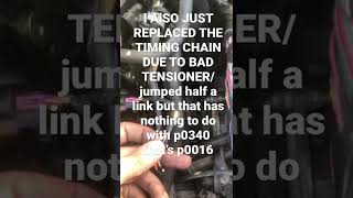 P0340 it’s NOT the sensor Chevy Malibu 2009