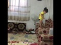 Extreme sport by a kid