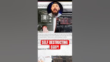 Self-Destructing SSD? Push the Button