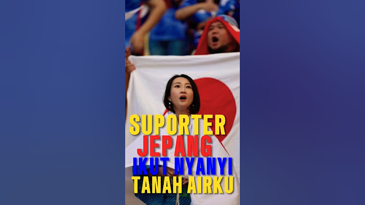 Suporter Jepang Ikutan Nyanyi Tanah Air ku #timnasindonesia #beritabola #football #fyp #fypシ゚viral