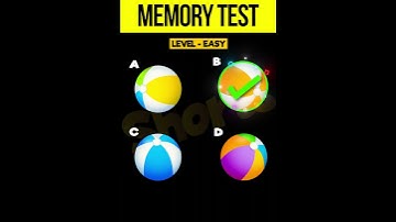 Memory Test  : Guess The Correct One ! | Guess Puzzle | #shorts