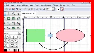 Overview and Basic Tutorial of Dia Free Flowchart Software screenshot 4
