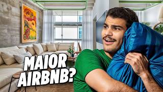 Thumbnail for UM DIA DORMINDO NO MENOR E MAIOR AIRBNB DE SÃO PAULO