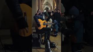 Amazing street performance Spanish Guitar, original song ″Beautiful Life″ by Imad Fares