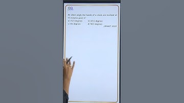 JIPMAT 2021 | QA | Clocks | #shorts #jipmat