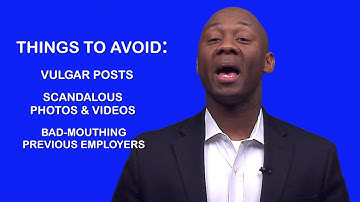 Climbing the Career Ladder with DeVone Holt: Social Media (Segment 2)