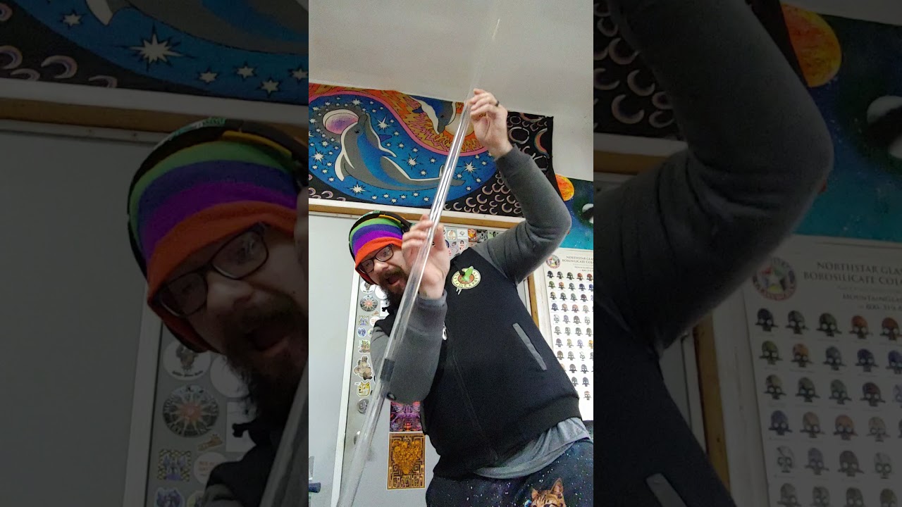 largest glass groan tube ever (untill I make one 3x longer)