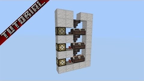 Storage System with Redstone Lamp