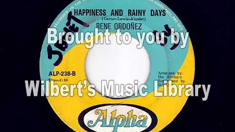 HAPPINESS AND RAINY DAYS - Rene Ordoez